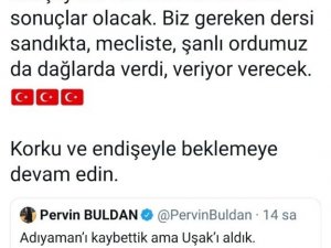 Milletvekili Toprak’tan Pervin Buldan’a sert cevap