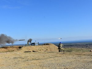 MSB: “Çanakkale’de tanksavar silahları ile atış eğitimi icra edildi. Hedefler tam isabetle vuruldu”