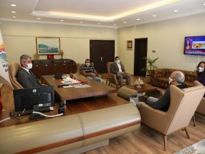 Başkan Oktay, yüzücüleri ağırladı