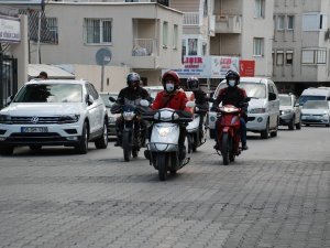 Uyuşturucu etkisi altındaki kurye görüntülendi