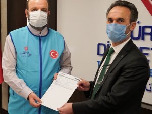 Din görevlileri ve hayırseverlerden İyilik Konutları için 366 bin liralık destek