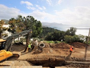 Bodrum Turgutreis’te 60 kilometre Kanalizasyon hattı tamamlandı