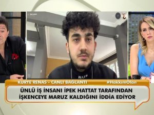 Evde alıkonduğu iddia edilen kurye konuştu
