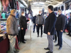 Başkan Soykan, tedbirler konusunda esnafa uyarılarda bulundu