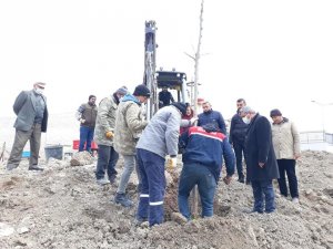 Emniyet binası etrafında ağaçlandırma çalışmaları