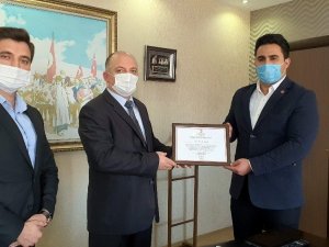 Kızılay, rekor bağış için Kaymakam Ülkü’yle görüştü