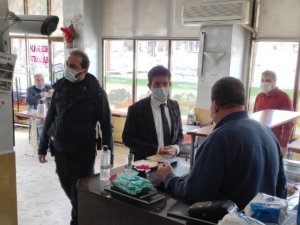 Ergani’de korona virüs denetimi