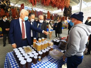 Başkan Gürün’den pazarda Korona virüs denetimi