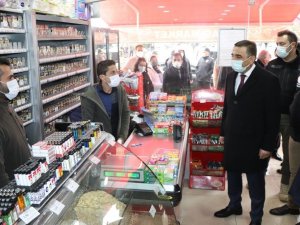 Siirt Valisi Hacıbektaşoğlu, iş yerlerini denetledi