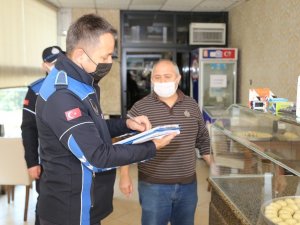 Erdemli Belediye zabıtasından korona virüs denetimi