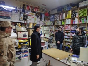 Beytüşşebap’ta korona virüs denetimi