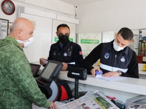Toroslar Belediyesi zabıtasından korona virüs denetimi