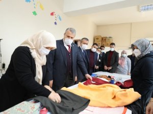 Başkan Çerçi kursiyerlerle buluştu