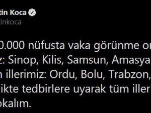 Sağlık Bakanı Koca son hafta vakalarda artış ve azalış olan illeri duyurdu