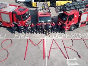 Nazilli itfaiyesinden kadınlar gününde anlamlı mesaj