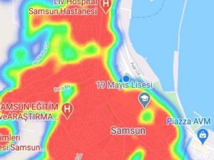 Haritadaki kırmızı alanlar 1 haftada pik yaptı