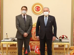 TBMM Başkanı Mustafa Şentop, Afganistan Tarım, Sulama ve Hayvancılık Bakanı Anwar-ul Haq Ahady ile görüştü