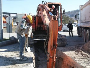 Kütahya’da iki mahalleye yağmur suyu hattı