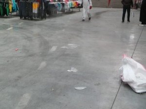 Sincan’daki kapalı pazar alanları dezenfekte edildi