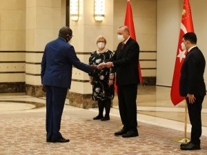 Cumhurbaşkanı Erdoğan, Senegal Büyükelçisini kabul etti