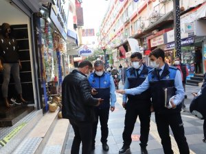 Akdeniz zabıtasından korona virüs denetimi