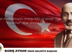Başkan Ayhan: “Bağımsızlığımızın sembolü”