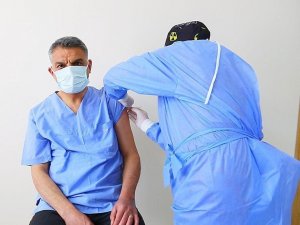 Tunceli’de il protokolü ikinci doz aşılarını oldu