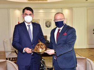 Başkan Ergün, Bakan Kurum’u ziyaret etti