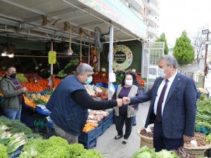 Başkan Çerçi esnaf ziyareti yaptı