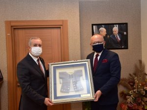 Başkan Ergün, MHP Genel Merkezini ziyaret etti