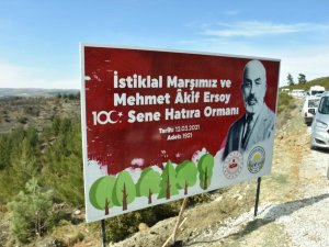 Manisa’da 1921 adet fidan dikildi