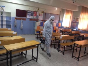 Okullarda dezenfekte çalışmaları