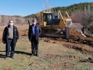 Emet’te mera temizleme ve tesviye çalışmaları