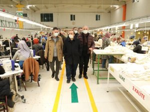 Suluova OSB’de korona denetimi