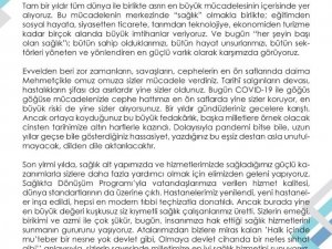 Bakan Pakdemirli’den sağlık çalışanlarına mektup