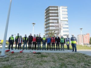 Afet eğitim tatbikatı gerçeği aratmadı