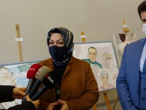 Sancaktepe’de sağlık çalışanlarından 14 Mart Tıp Bayramı’na özel resim sergisi