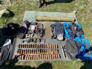 Irak’ın kuzeyi Hakurkt’ta çok sayıda mühimmat ele geçirildi