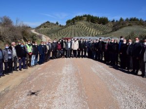 Gördes-Salihli yolunda beton yol konforu