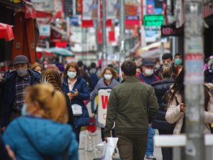 Vaka şampiyonu Samsun’da sokaklarda dikkat çeken kalabalık