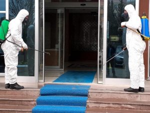 Kilis’te dezenfekte çalışmaları sürüyor