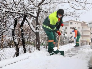 Çankaya’da kar seferberliği