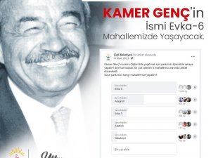 Kamer Genç’in ismi Evka-6 Mahallesi’nde yaşayacak