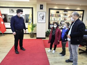 Başkan Kılıç miniklerin sorularını yanıtladı