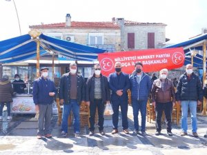 MHP Foça teşkilatından şehitler anısına lokma hayrı