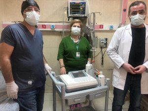 Çine Devlet Hastanesi’ne EKG cihazı bağışlandı