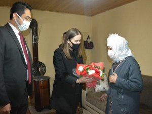 Kaymakam Yıldırım, şehit aileleri ve gazileri ziyaret etti