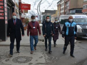 Hakkari’de korona virüs denetimi