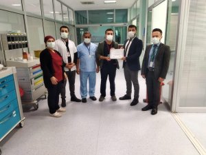 Silvan’da sağlık çalışanlarına başarı belgesi verildi