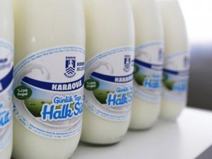Halk süt dağıtımı yeniden başladı